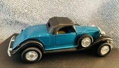 Vintage Rolls-Royce 1931 Phantom Car, Yatming No. 8504 Pull Back -Blue