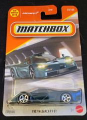 2026 Matchbox 32/125 1997 McLAREN F1 GT Green 1st Edition Near Mint