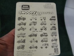 Vintage New NIB HASBRO SNOOPY Handfuls Mini Diecast MAIL TRUCK 1965 Hong Kong