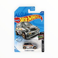 Hot Wheels ’85 Honda City Turbo II 11/250 – Silver – 2020 Mainline A