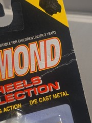 1980’s Yatming Woolworth Diamond Wheels Yellow Chevy Chevelle Malibu *DAMAGED*