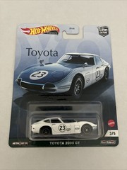 Hot Wheels Premium Toyota 2000 GT (White) Car Culture Toyota Series
