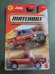 2026 Matchbox 1980 Jeep J10 (Free shipping Stepside-Honcho #34/125 (Brand New)