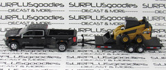 Greenlight 2022 GMC SIERRA 3500 HD Dually & CAT 272D2 Skid Steer w/Trailer Set B