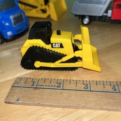 Construction Vehicles Lot Of 5 Plastic Cat Trucks Yellow, Dump Truck Sh60