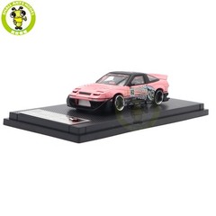 1/64 Nissan 180SX Rocket Bunny And Custom Tow Truck Simon’s Garage Diecast Model