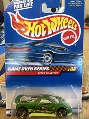 NEW HOT WHEELS MATTEL 1999 GAME OVER SERIES SPEED BLASTER GREEN # 959 # 3 OF 4