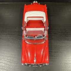 MINT 2001 Jada Street Low 1953 Chevy Bel Air Red 1/24 Lowrider Convertible Car