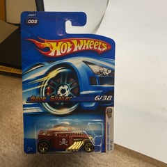Hot Wheels Bone Shaker #6/38 2006 First Editions Collector #006 Red&Gold Variant