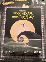 Hot Wheels Nightmare Before Christmas 59 Cadillac Funny Car Premium Pop Culture