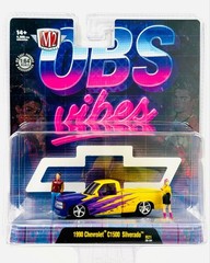 M2 Machines Diorama 1990 Chevrolet C1500 Silverado OBS Vibes R21 – New!
