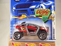2002 Hot Wheels #43 First Editions 31/42 Moto-Crossed Red w/ALW 5 Spoke Wheels