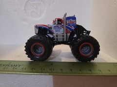 Spin Master Monster Jam Lucas Oil Stabilizer GRAY WHEELS Truck 1:64 Loose