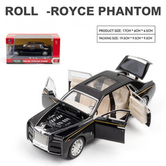1:32 Rolls Royce Phantom Diecast Model Car Alloy Metal Pull Back Light Sound