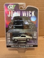 1/64 JOHN WICK (2014) 1969 FORD MUSTANG BOSS 429 GREENLIGHT HOLLYWOOD