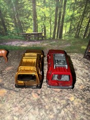 Lot Of 2 Matchbox 2000 Nissan Xtera SUV MBX Across America 50th Anniversary NFFP