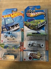 Hot Wheels Diecast Vehicles – Various Models Treasure Hunt LOT OF 6 CARS