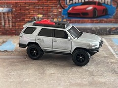 MATCHBOX 2019 TOYOTA 4RUNNER NEW 2026 Custom Swapped Wheels Overland 3d Ladder