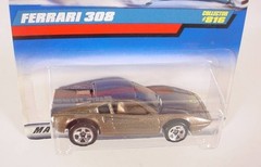 HOT WHEELS COLLECTOR # 816 BROWN FERRARI 308 W/ 5SP