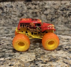 2024 Spin Master Monster Jam Fire & Ice Grave Digger Truck New 1:64