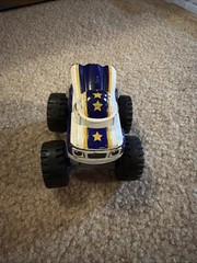 FisherPrice Nickelodeon Blaze Monster Machines Darington diecast toy truck.