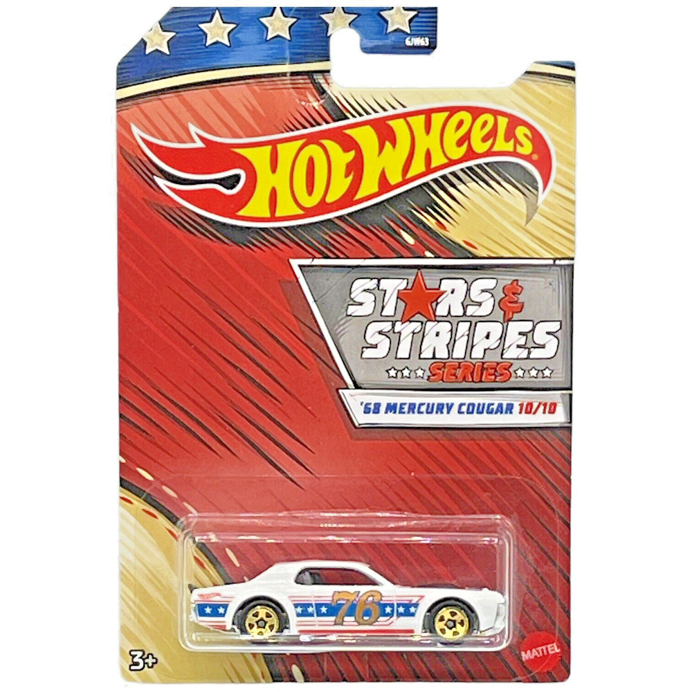Hot Wheels 68 Mercury Cougar Stars and Stripes 10/10