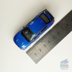 1:64 Subaru WRX STI Model Car Alloy Diecast Toy Vehicle Collection Kid Gift Blue