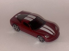 HOT WHEELS Loose MYSTERY CAR C6 Corvette (Red Version)