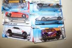 Hot Wheels Cars lot of 14 blue cards mix of models and years NIP fair/poor cards