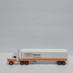 Ertl 1:64 Volvo TNT Holland Motor Express Diecast Truck Trailer White Orange ’92