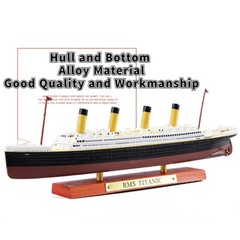 1:1250 Scale Alloy Diecast Cruise Ship Model RMS TITANIC HMT OLYMPIC Ocean Liner