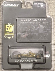 GREENLIGHT INDY 500 50th ~ MARIO ANDRETTI 1969 CHAMPION ~ New/Sealed