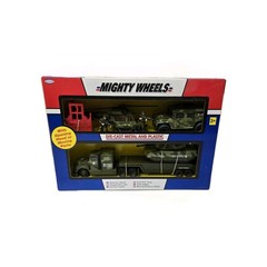 Mighty Wheels _ Die-Cast Metal & Plastic _ Military Playset _