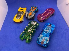 Hot Wheels, Assorted Toy Cars. Random Lot of 5; Various Models/Years Lot “C”
