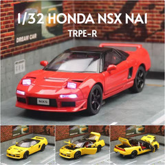 1:32 Honda Acura NSX NA1 Diecast Toy Car Pull Back Sound Light Model Gift
