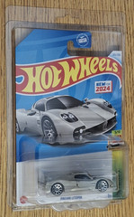 2024 Hot Wheels Pagani Utopia 205/250 HRY83 Grey Exotics Protector