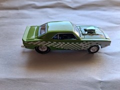 Hot Wheels Premium 100% Red Box LE “1969 Pro Street Camaro” *Metallic Green 2008