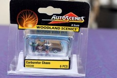 1:160 N Woodland Scenics AS5340 Auto Scenes Carburetor Chaos NEW