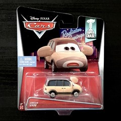 RARE Disney Pixar Cars SUPER CHASE Circus Van Die Cast Mattel McQueen Mater