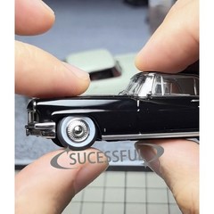 GFCC 1:64 Black 1956 Continental Mark II Classic Diecast Metal Car Model