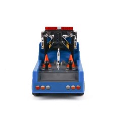 Mighty Motorized Tow Truck Toy – 15″ Vehicle with Lights, Sounds, Working Win…