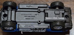 4.25″ Tonka Maisto Hummer Blue 1/47 HT3 2009 Hasbro 4 Door Sheriff #61 Truck