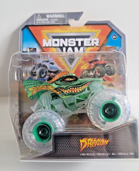 Spin Master 2024 Monster Jam Series 37 Dragon Ghost Crew Chase 1:64th