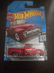 2019 Hot Wheels Custom ’56 Ford Truck Red KROGER EXCLUSIVE Rod Squad