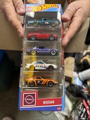HOT WHEELS NISSAN 5 SET ¦ 2023 DATSUN FAIRLADY Z SILVIA SKYLINE GTR R32 2000GT