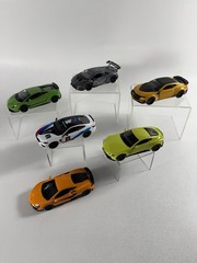 6 Metal Sports Model Car Lot BMW M8 McLaren Lamborghini Aston Martin Bumblebee