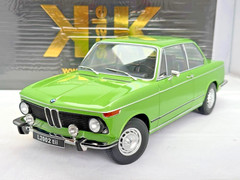 1974 BMW L2002 tii Metallic Green Diecast Model Car 1/12 Scale KK Scale