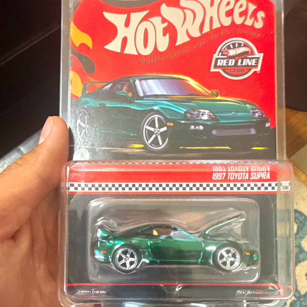 Hot Wheels Red Line Club 1997 Toyota Supra 1:64 Diecast Green