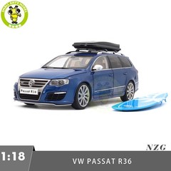 1/18 NZG VW Volkswagen Passat Estate R36 Wagon Blue Diecast Model Car