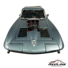 🏁🏁Danbury Mint 1963 Corvette Pro Mod Dragster Blue 1:24 C2🏁🏁